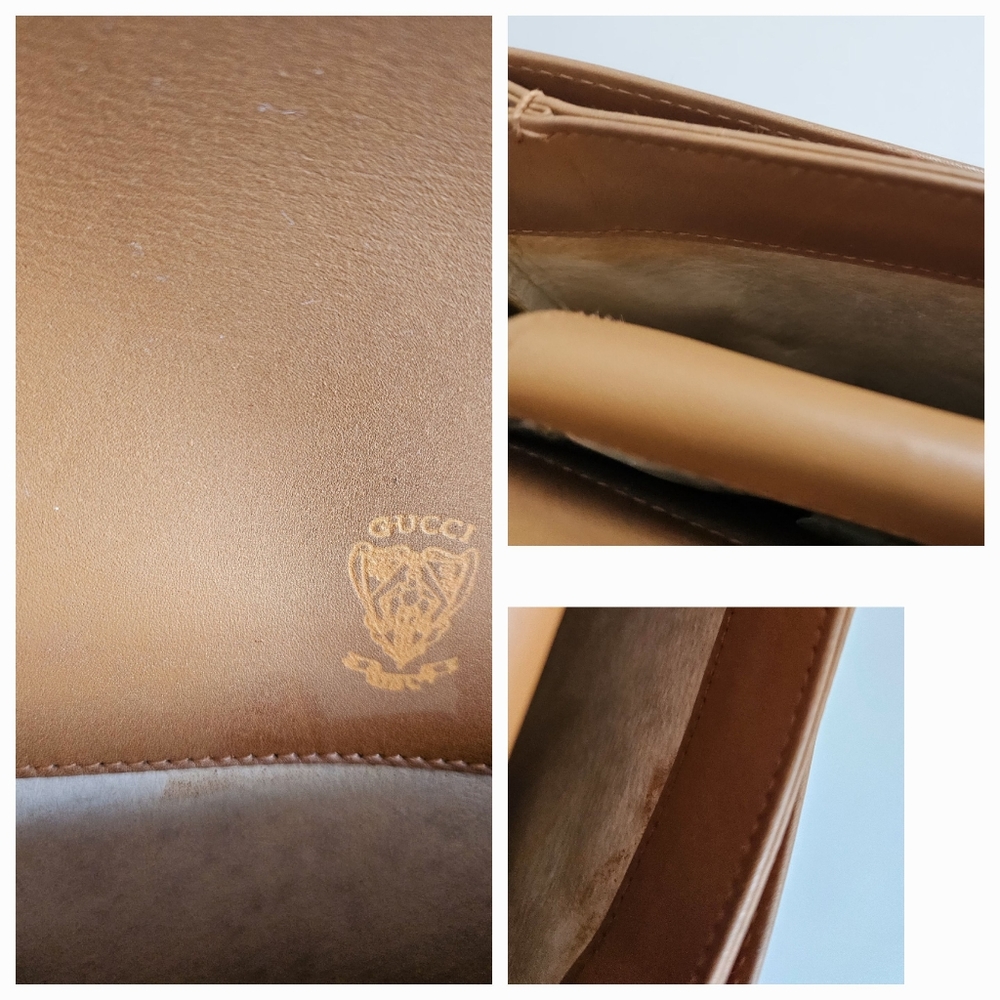 Gucci Brown All-leather Sherry Line Shoulder Flap Bag - Picture 14 of 15